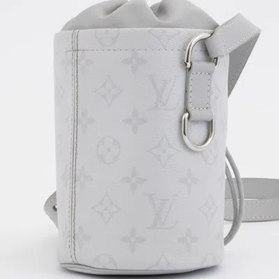 Pre-owned Louis Vuitton Monogram Light Gray White Monogram Shoulder Bag ()