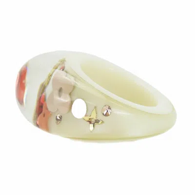 Pre-owned Louis Vuitton Multi-color Plastic Band Ring ()