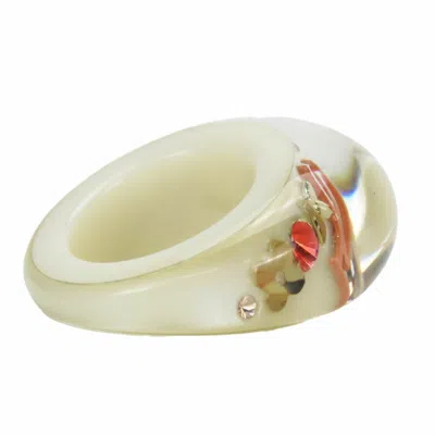 Pre-owned Louis Vuitton Multi-color Plastic Band Ring ()