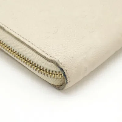 Pre-owned Louis Vuitton Neige Monogram Empreinte Long Wallet (bi-fold) ()
