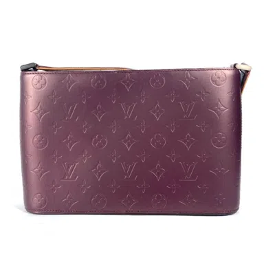 Pre-owned Louis Vuitton Purple Violet Monogram Mat Shoulder Bag ()