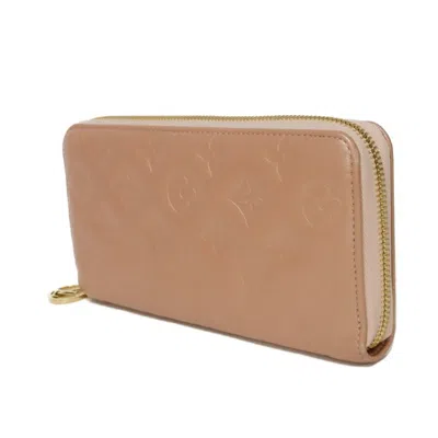 Pre-owned Louis Vuitton Rose Gold Leather Long Wallet (bi-fold) ()