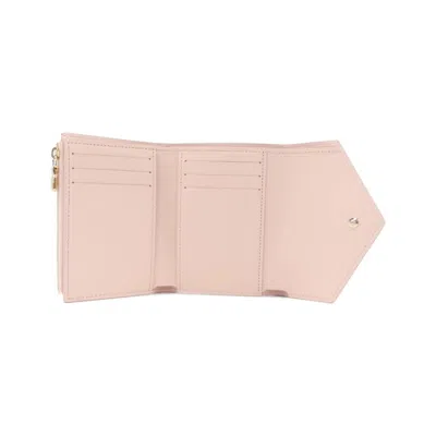 Pre-owned Louis Vuitton Rose Leather Wallet (tri-fold) ()
