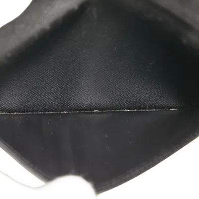 Pre-owned Louis Vuitton Taiga Black Leather Wallet (bi-fold) ()