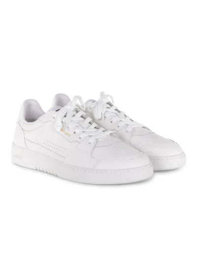 Axel Arigato Dice Lo Sneakers In White Suede And Leather In White