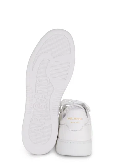 Axel Arigato Dice Lo Sneakers In White Suede And Leather In White