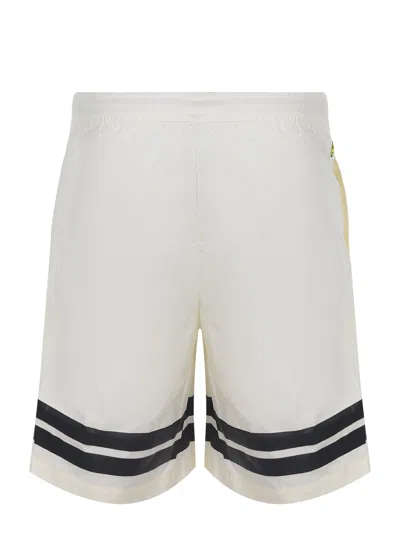 Barrow Shorts Made Of Vanilla Cotton. In White