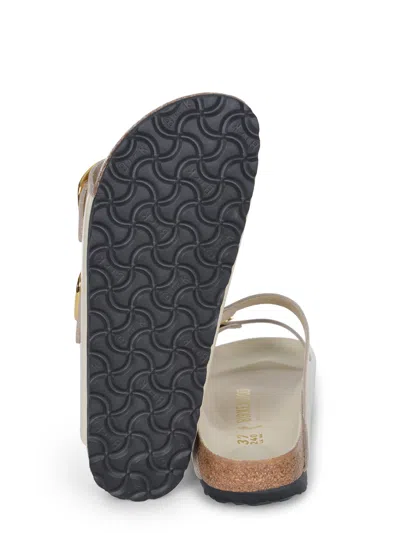 Birkenstock Sydney Cushion-buckle Double Strap Slides In Multi