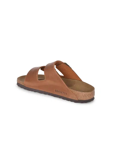 Birkenstock Arizona Slides In Brown
