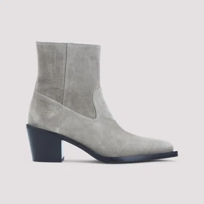 Stuart Weitzman 60mm Suede Pointed-toe Heeled Cowboy Boots