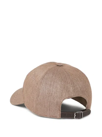 Brunello Cucinelli Linen Blend Baseball Cap