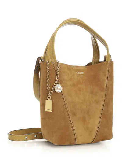 Chloé S812 - Chloe Spin Handbags Brown