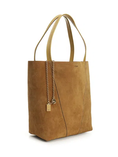 Chloé S811 - Chloe Spin Handbags Brown