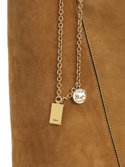 Chloé S811 - Chloe Spin Handbags Brown