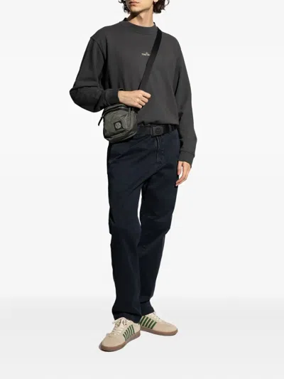Stone Island Sweatshirt With Industrial Flow Print