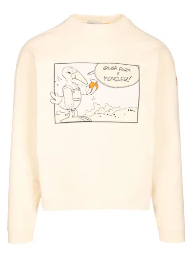 Moncler Genius Moncler X Gilga Farm By Donald Glover Cotton Sweatshirt In Multi
