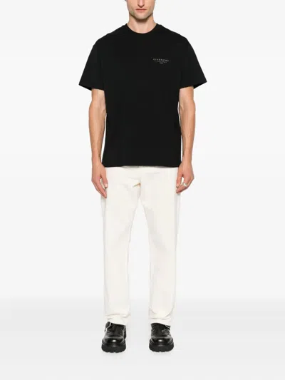 Givenchy Cotton T-shirt With Stamp Print Clothing In Black