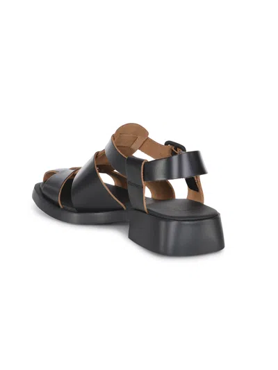 Camper Dana Buckled Sandals In Black