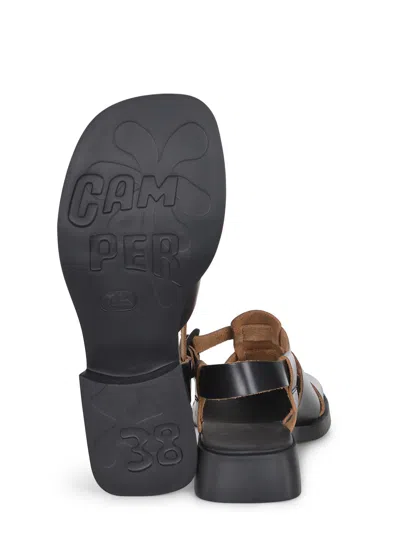 Camper Dana Buckled Sandals In Black