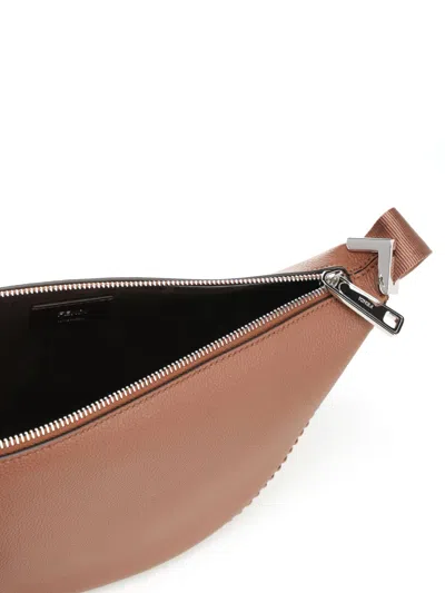 Fendi Melon Crossbody Bags Brown