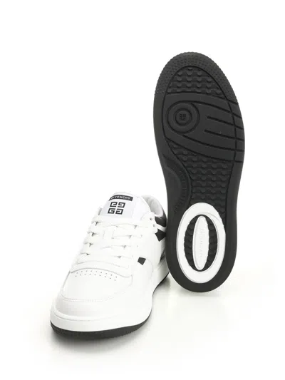Givenchy G Move Low-top Sneakers In Calf Leather In White