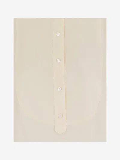 Chloé Silk Shirt With Mandarin Collar