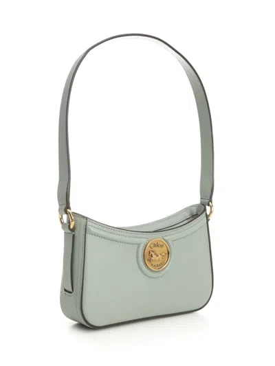 Chloé P989 - Horse Medal Shoulder Bags Green