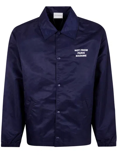 Drôle De Monsieur La Veste Slogan By Drole De Monsieur In Blue