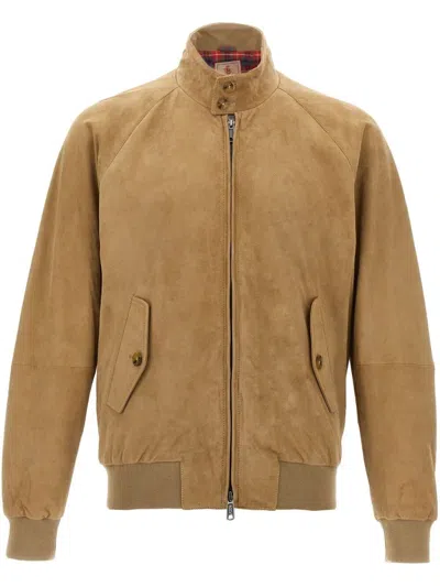 Baracuta Bomber Jacket In Suede