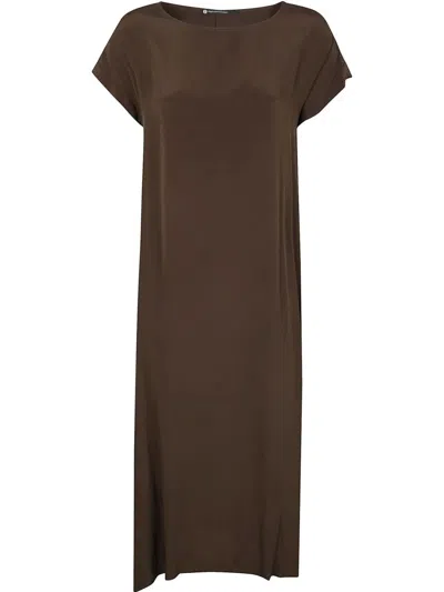 Pierantoniogaspari Silk Bicolour Dress By