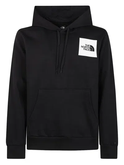 The North Face Logoed Hoodie In Black