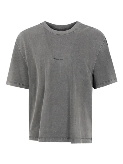 Michael Kors Jersey Gd Boxy Tee In Gray