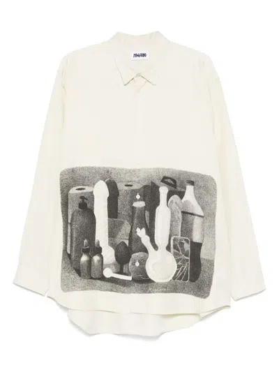 Magliano 'longline Hem' Graphic Print Shirt