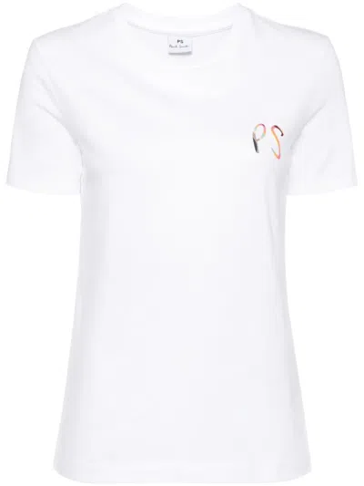 Ps By Paul Smith Womens Ps Swirl Logo T-shirt By Ps Paul Smith