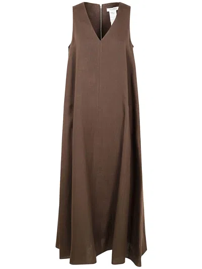 Max Mara Simeone Linen Sleevesless Dress By