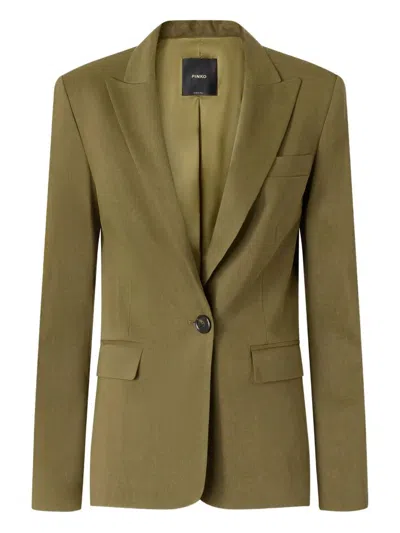 Pinko Military Green 'equilibrato' Blazer
