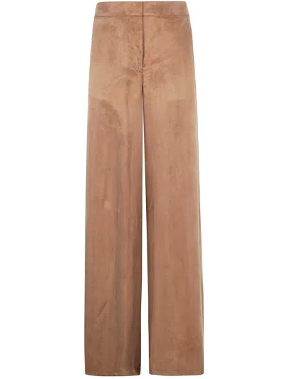 Blumarine Washed Gabardine Pants By