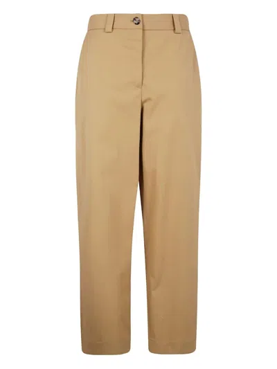 Khaite Cotton Straight-leg Trousers