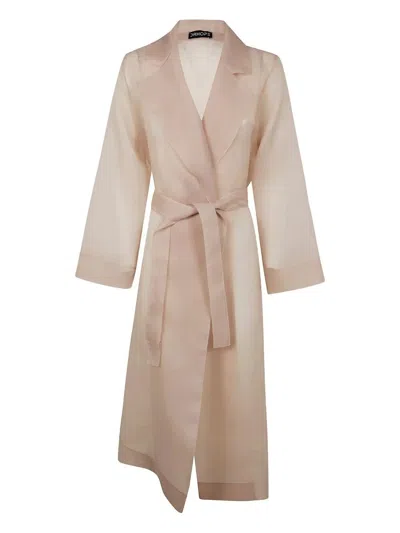 Drhope Belted Windbreaker Trench By