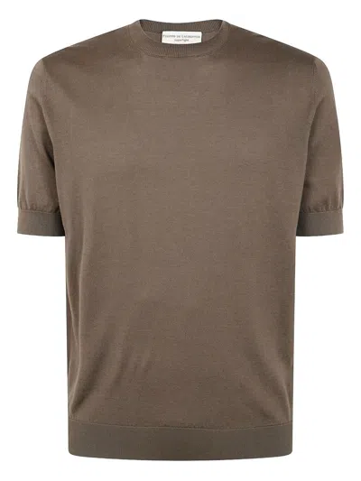 Extreme Cashmere Short Sleeves Round Neck Sweater