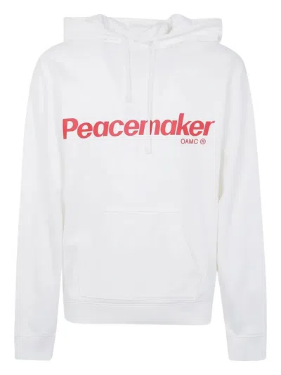 Oamc Peacemaker Peacemaker Flower Loose Fit Hoodie By Oamc