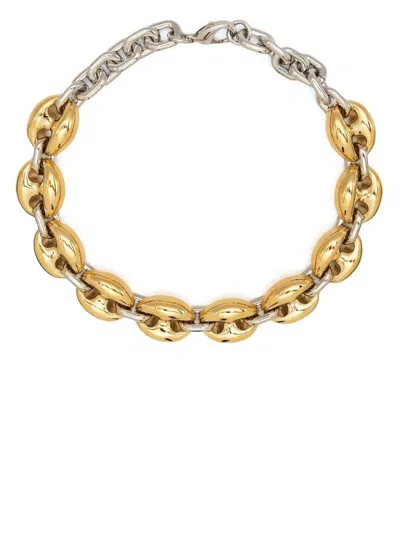 Rabanne Two-tone Chain Link Necklace