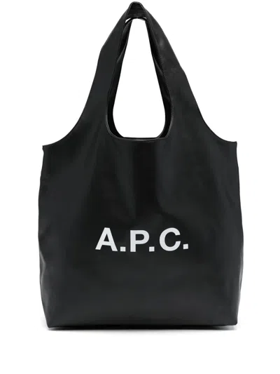 Apc A.p.c. Shopping Bag Ninon In Black