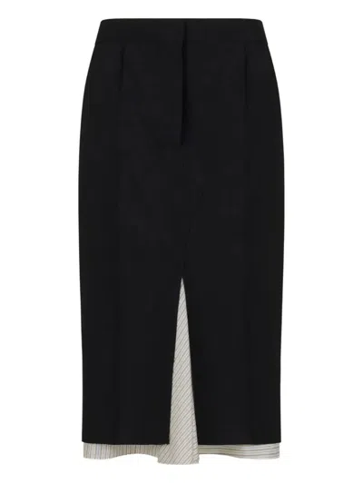 Marni High Waist Asymmetric Pencil Skirt Design