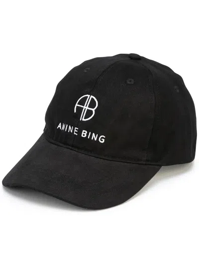 Anine Bing Jeremy Baseball Cap In Black