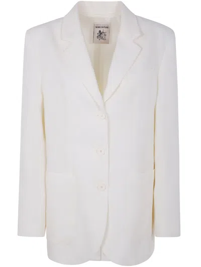 Semicouture Tailored Jacket Notched Lapels