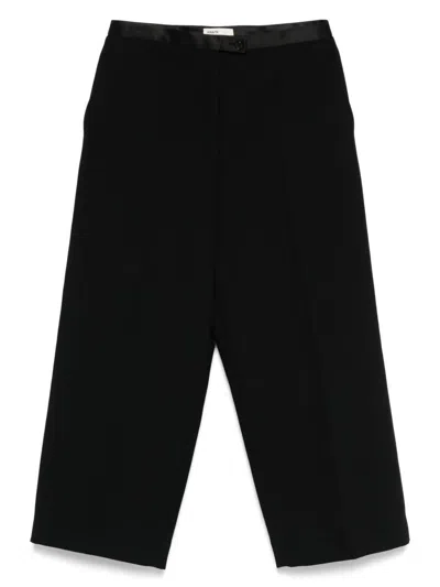 Khaite Wide-leg Cropped Trousers