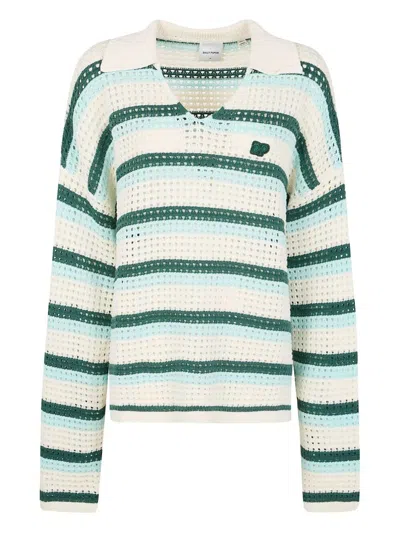 Daily Paper Crochet V Neck Sweater