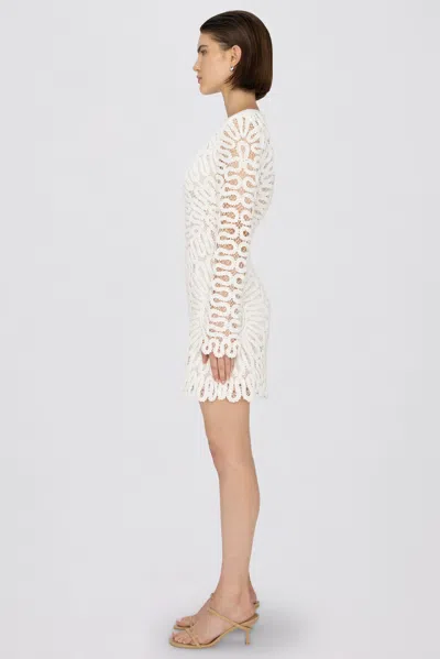 Simkhai Mccall Cage Crochet Mini Dress