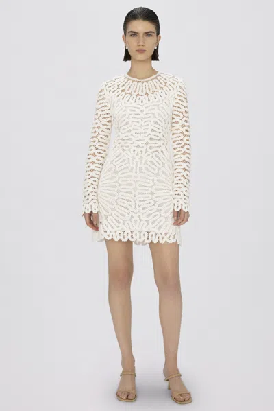 Simkhai Mccall Cage Crochet Mini Dress